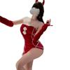 Sexy Lingerie Christmas Hip Tight Uniform Sweetheart Pure Desire Sexy Tube Top Velvet New Suit