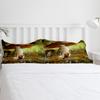 Mushroom Cartoon Scary Meadow Forest Night Plant Bedding Set 3pcs Duvet Cover Pillowcase Quilt Cover Double Bed Set Home Textile