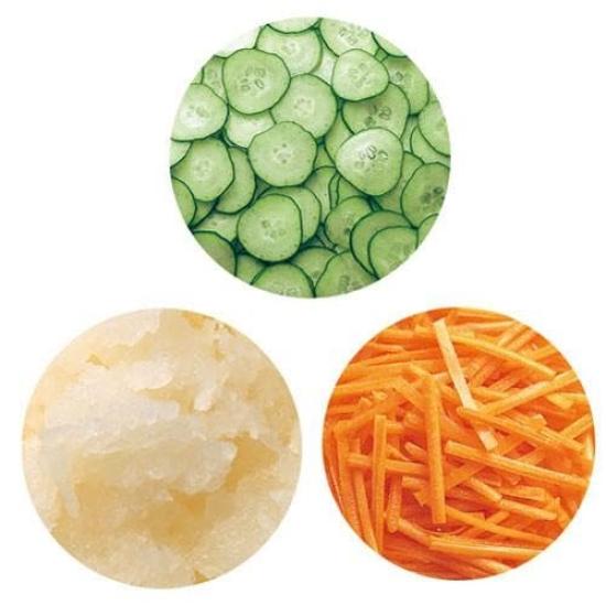 Vegetable Cassette Flat Thick RC Sticker Included Grater, Slicer, Peeler, Grater, Cooker, Set, Multi-purpose, Type, Julienne, Slice, Slice,