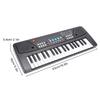 Portable Electronic Piano Multifunctional Keyboard Microphone Baby Music Toy430A1 English Version
