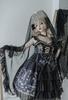 Gothic Lolita JSK Jumper Skirt with Ribbon and Sickly Gothic Mori Idol Size M [XHSUKADO] Lace, Lace-Up, Women's Dress, Cute, Ruffled, Style, Girl,