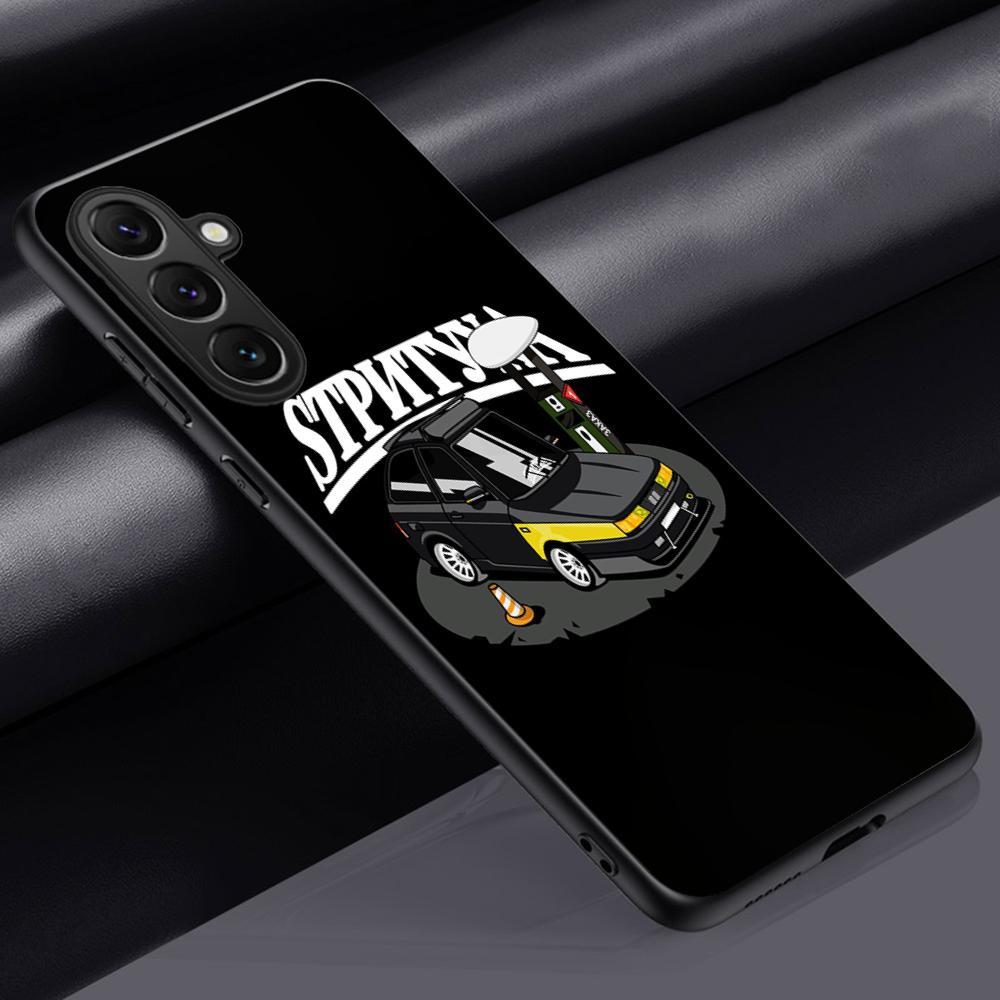 Cool Car L-la-Da Fashion Logo Design Phone Case For Samsung Galaxy S26 S25 S24 S23 S22 S21 Plus Ultra Note20 Soft Black