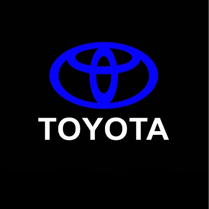 2PCS LED Door Welcome Light for Toyota Highlander RAV4 Camry AVALON Corolla Prado Door Step Lamp Toyota Logo Projector Car Decor