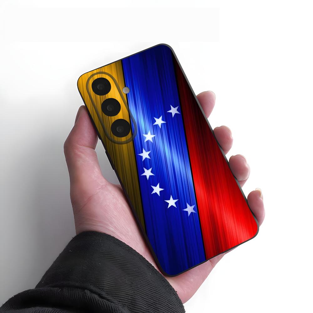 Venezuela Flag Phone Case For Samsung A25 A13 A33 5G A54 A36 A35 A56 A52 A14 Shockproof Soft Cover