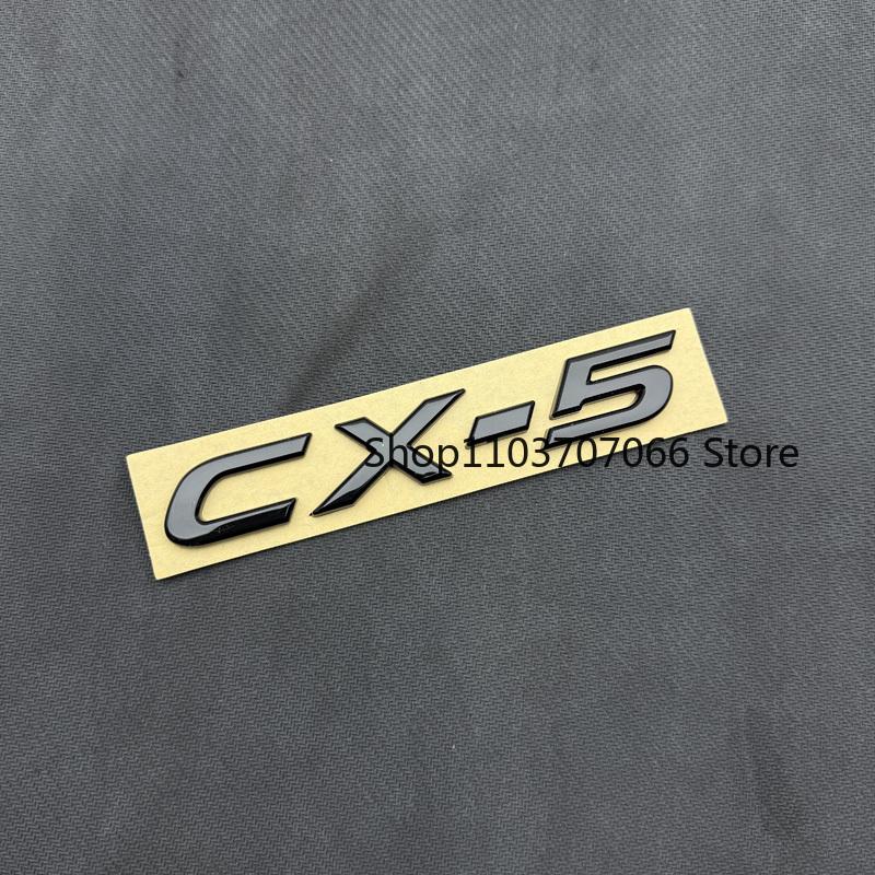 For MAZDA 2012-2016-2017-2021-2022-2025Year CX-5 Black Letters Car Rear Hood Bonnet Emblem Badge Sticker Car Styling Accessories Vzpgl12