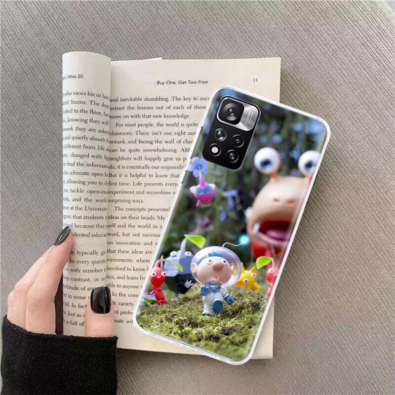 Game Pikmin 4 Phone Case For Redmi Note 13 12 Pro Plus 14 15 Pro 5G 11 11T 11E 11S 10 Pro 10S 9 9S Cover Cell Clear TPU Capa Cas