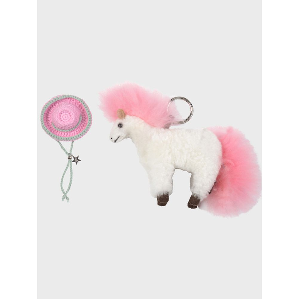 Eireve FURNY DOLL BAG CHARM KEYCHAIN (PINK)