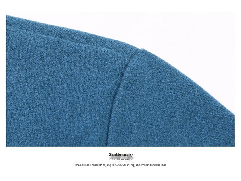 Herr Mellantjock Dubbelsidig Tysk Sammet Långärmad Tröja