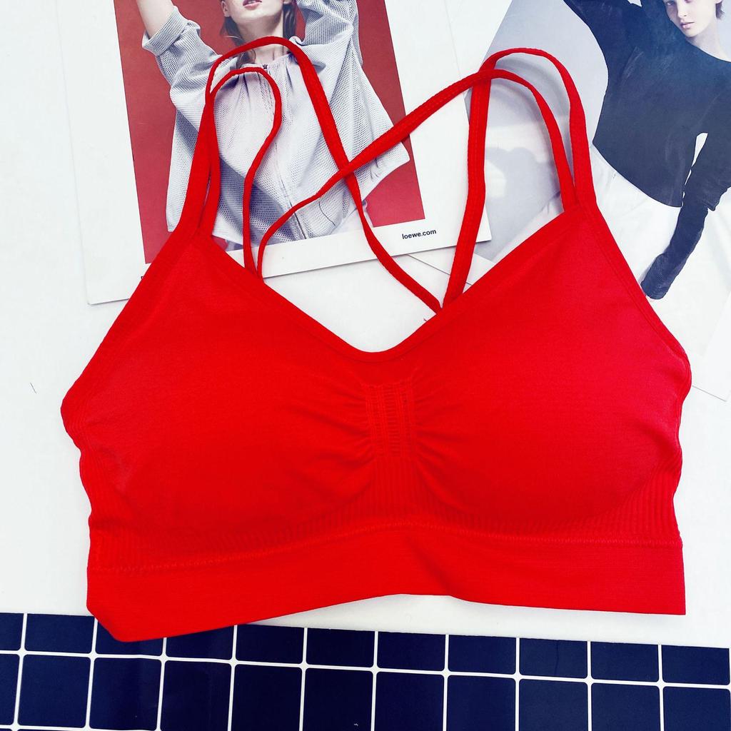 Large Size Beautiful Back Bra Wrap Tube Top Yoga Vest for Women