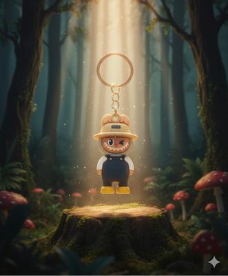 Kľúčenka Labubu The Monsters detská na ruksak, kľúče 5,5 cm