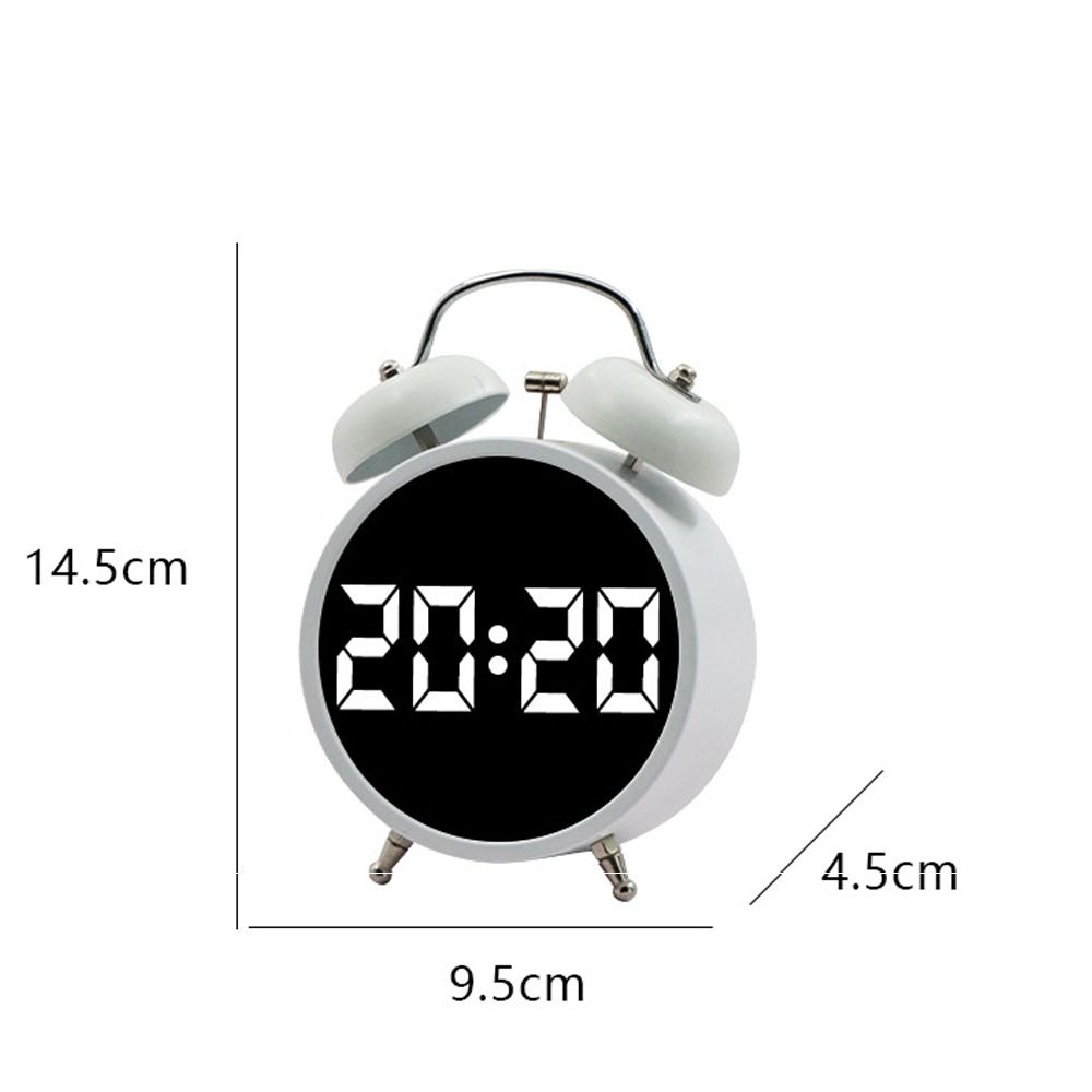 with LED Screen Alarm Clock Extra Large Sound Children Clock Creative Number Clock