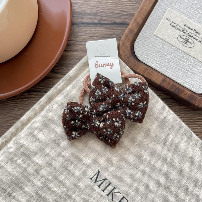 

Новая детская кожаная резинка для волос цвета кофе с подсолнухом и грибом, с высокой эластичностью и не повреждающая волосы