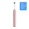 Rotating Electric Toothbrush Flat Replacement Long Battery Life Wireless Ultrasonic
