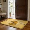 Cute BBugcat CCapoo Floor Mat Soft Flannel Absorbent Mat Non-Slip Rug Home Bedroom Bathroom