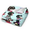 M-Mafaldas Blanket Kawaii Cute Amine Flannel Funny Soft Throw Blanket for Bedding Lounge Winter,