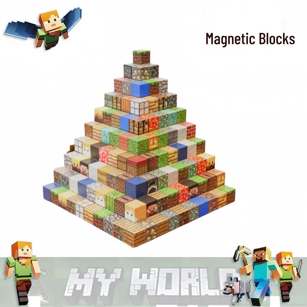 Magnetic Cube Building Blocks - My MC World Educational Toys for Kids