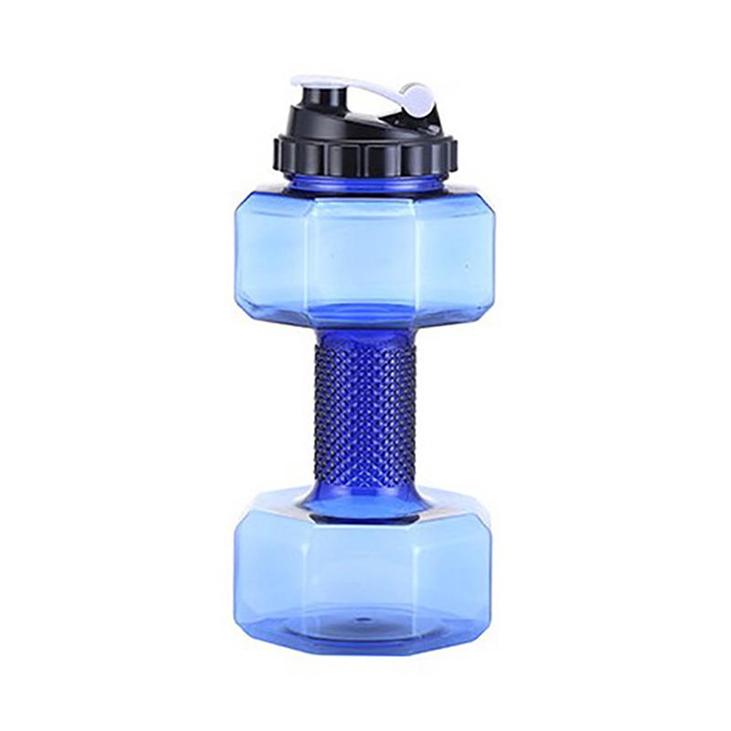 2.2L Dumbbell Shaped Kettle Sport Water Bottle Fitness Cycling Water Bottle Creative Summer Water Drinks Bottle