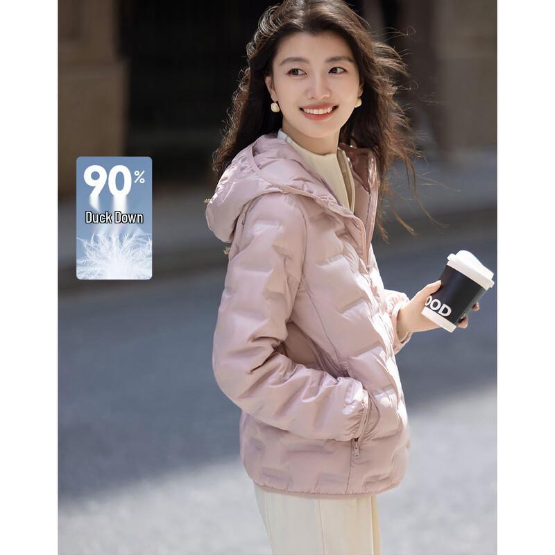 

Demana Women s 90% Duck Down Hooded Puffer Jacket M