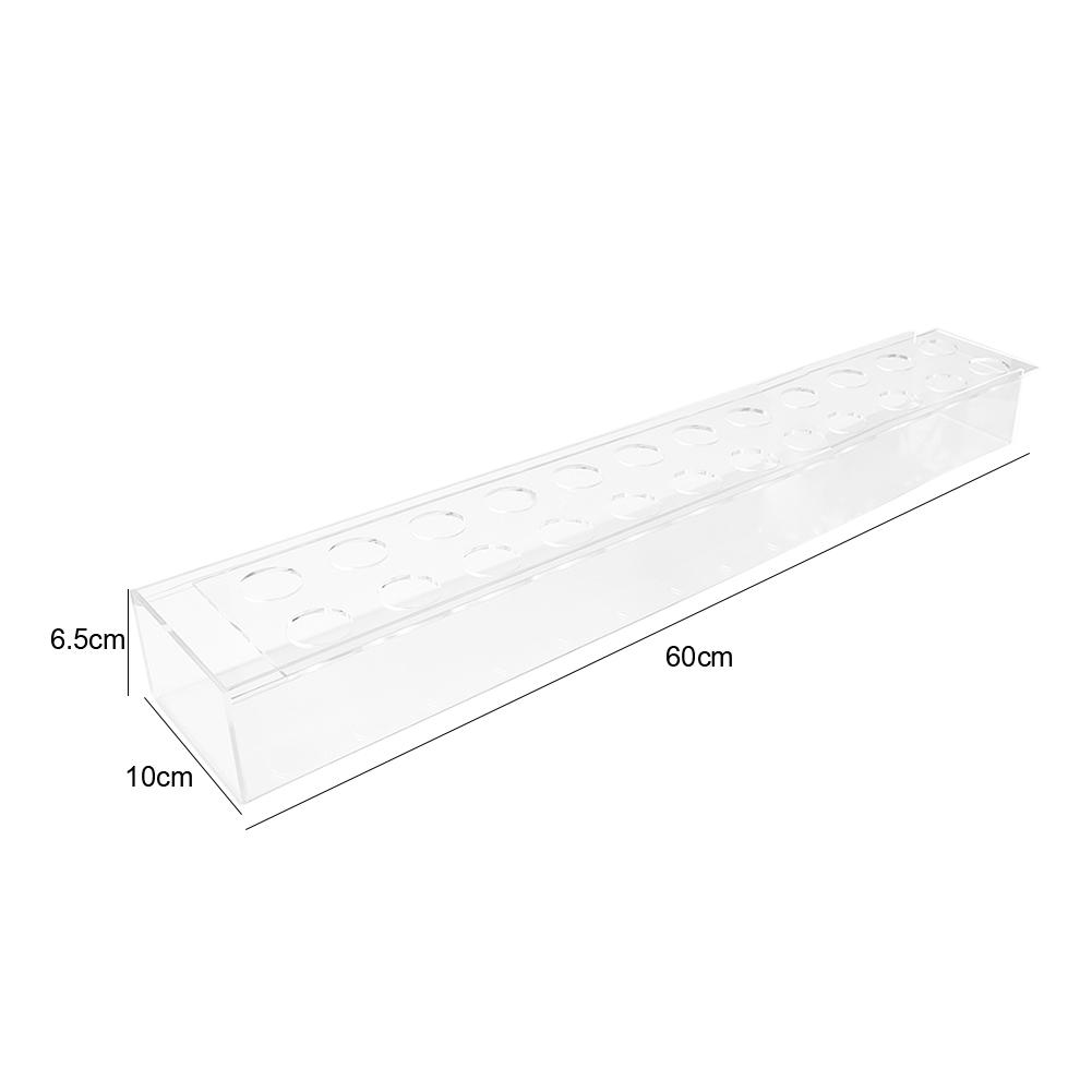 

Rectangular Vase Clear Acrylic Flower Arrangement Vase Tabletop Decorative Vases Wedding Centerpiece Home Decor 60x10x6.5cm