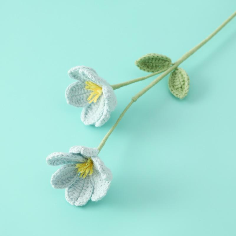 Herba Androsacis Crochet Flowers Creative Knit Flower Bouquet Handwoven Flower Wedding Home Decor Gift