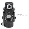 Steering Shaft U Joint 3 4 36 Spline X 3 4in DD for Grinding Machines Levelers Fit for Mustang(Black )