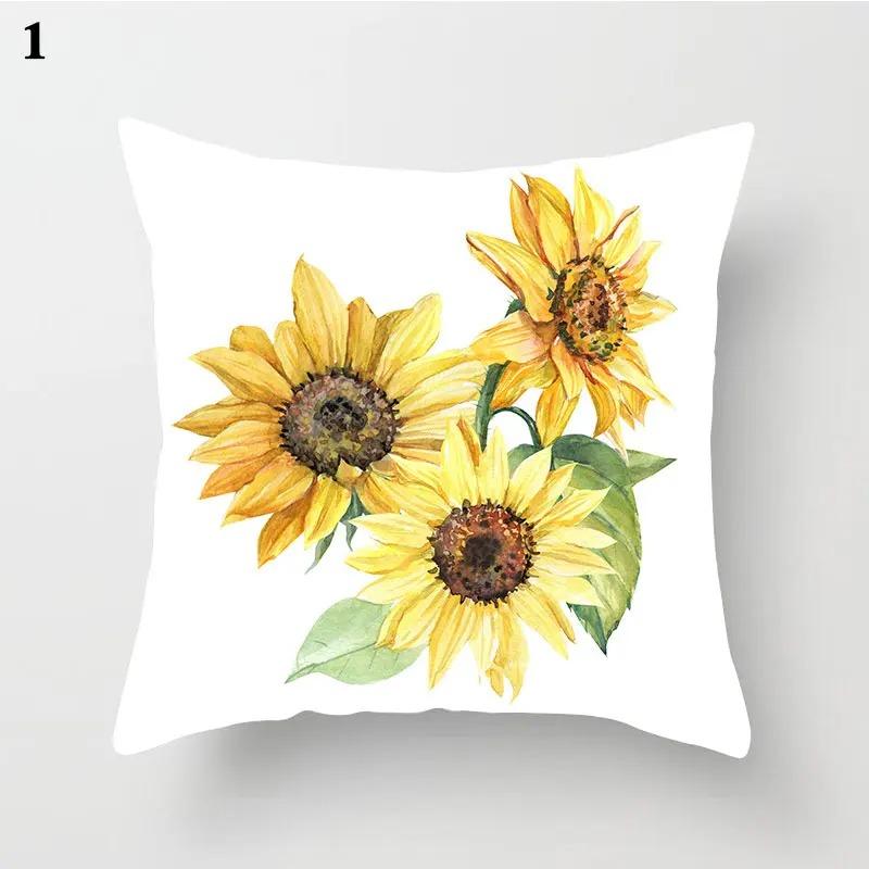 Dandelion Print Pattern Pillowcase Car Ornaments Living Room Office Home Pillowcase