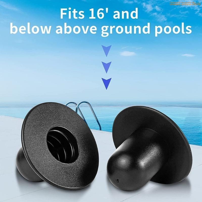 K1AE 2er-Pack Poolwandstopfen Passend für Schwimmbadzubehör Ersatz