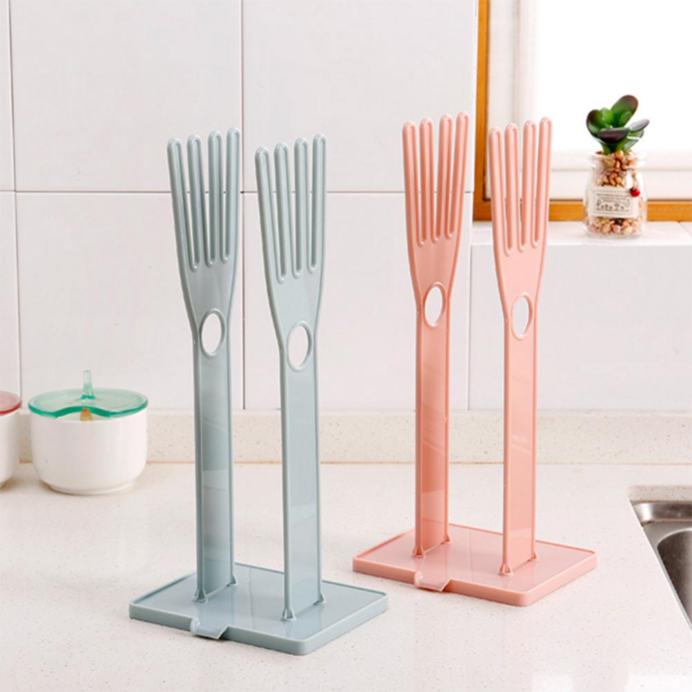 Kitchen Glove Stand Holder Rubber Glover Dryer Rack Kitchen Sink Accessories Towel Holder Kitchen Cleaning Tool