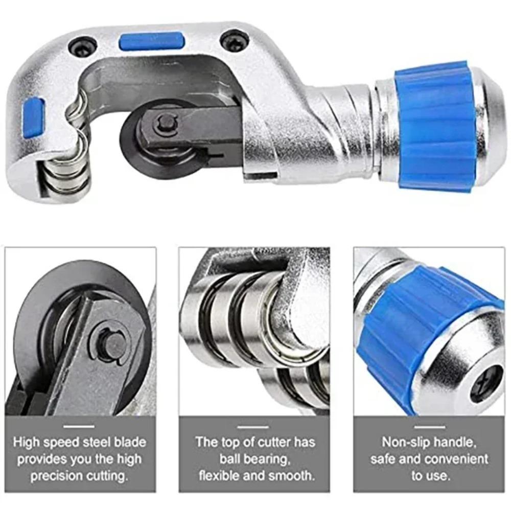 4-32/5-50/6-70 Bearing Pipe Cutter Tube Shear Cutter With Hobbing Circular Blades For Copper Aluminum Stainless Steel Hand Tools