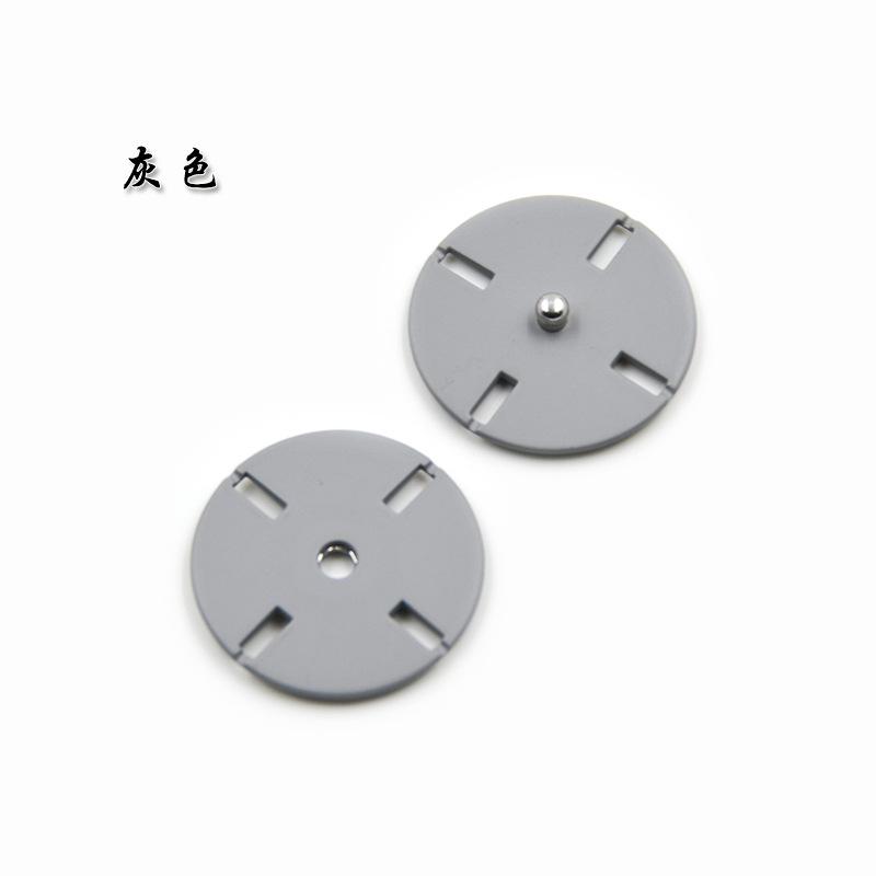 Three Love Flat Metal Button Snap Button Wool Coat Down Jacket Invisible Concealed Button Button