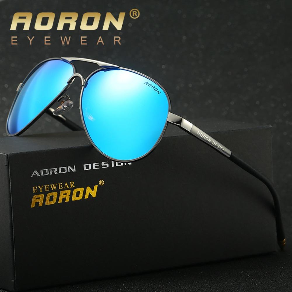 aoron Men's Polarized Sunglasses Fashion Colorful Sunglasses Driver Driving Glasses