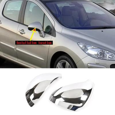 Autocollant de garniture de couverture de rétroviseur de porte latérale de voiture pour Peugeot 207 308 2006-2014 accessoires extérieurs automatiques