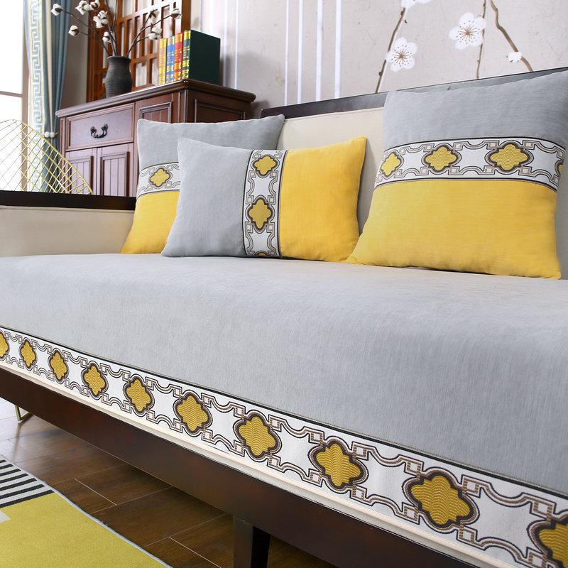 Gem Series New Chinese Sofa Cushion Four Seasons Cushion Chenier Cushion Simple Modern Sofa Towel 5