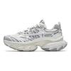 Fuyiao Comfortable Fashion Durable Lightweight Breathable Low-Top Dad Shoes Women Sneaker Paper-White Light-Gray Silver 122538898-2