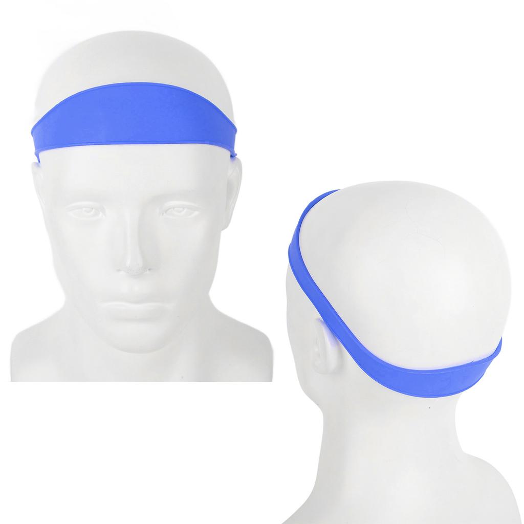 Hair Cutting Guide Curved Soft Silicone Neckline Trimming Template for DIY Home Haircuts Blue