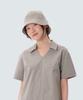 Snow Peak Summer Knit Hat, size M, GS-S25SWFKC76, perfect for camping, outdoor activities, and festivals.