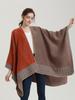 Design Imitation Cashmere Women Scarf Winter Poncho Blanket Thick Wrap Shawls Capa Para Mujer Pashmina Chales Echarpe Hiver Luxe