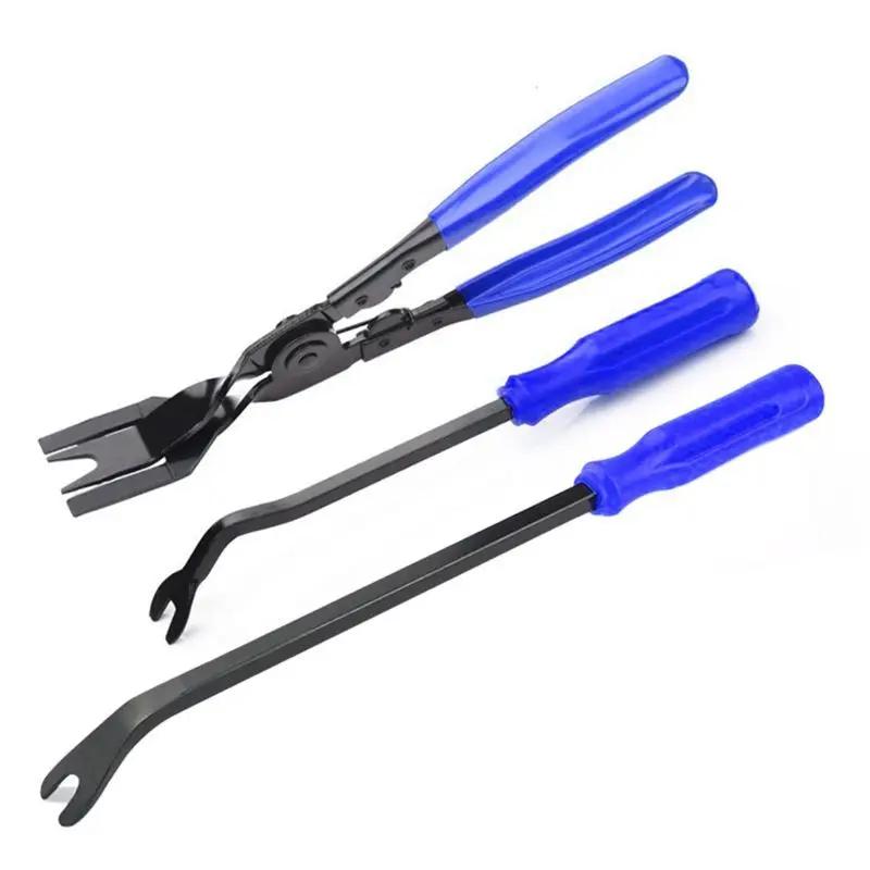 1-3PCS Car Clip Pliers Tool Panel Clip Pliers Set Fastener Remover Auto Retainer Clip Trim Rivet Removal Tool Auto Door Car Uph
