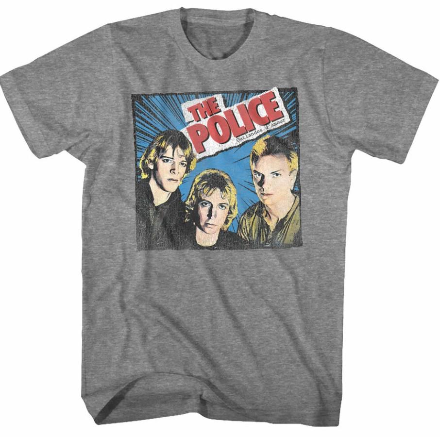 Sting  The Police Outlandos d Amour Men s T-shirt size S-5XL M