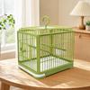 Acrylic Bird Cage with PET Sliding Door Simple to Clean for Home, Tabletop