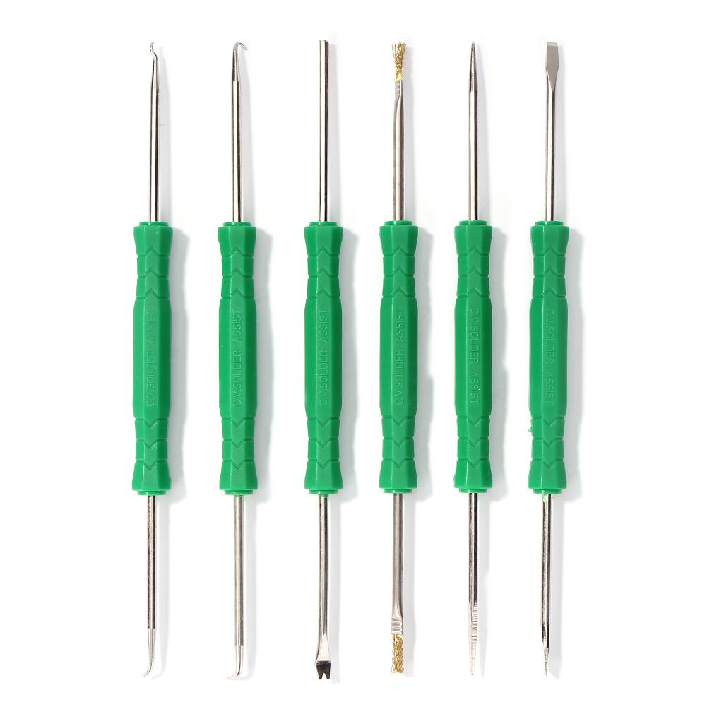 Kit De 6 Outils D'aide à La Soudure Et Dessoudure - Pour Nettoyage Et Réparation De Cartes électroniques