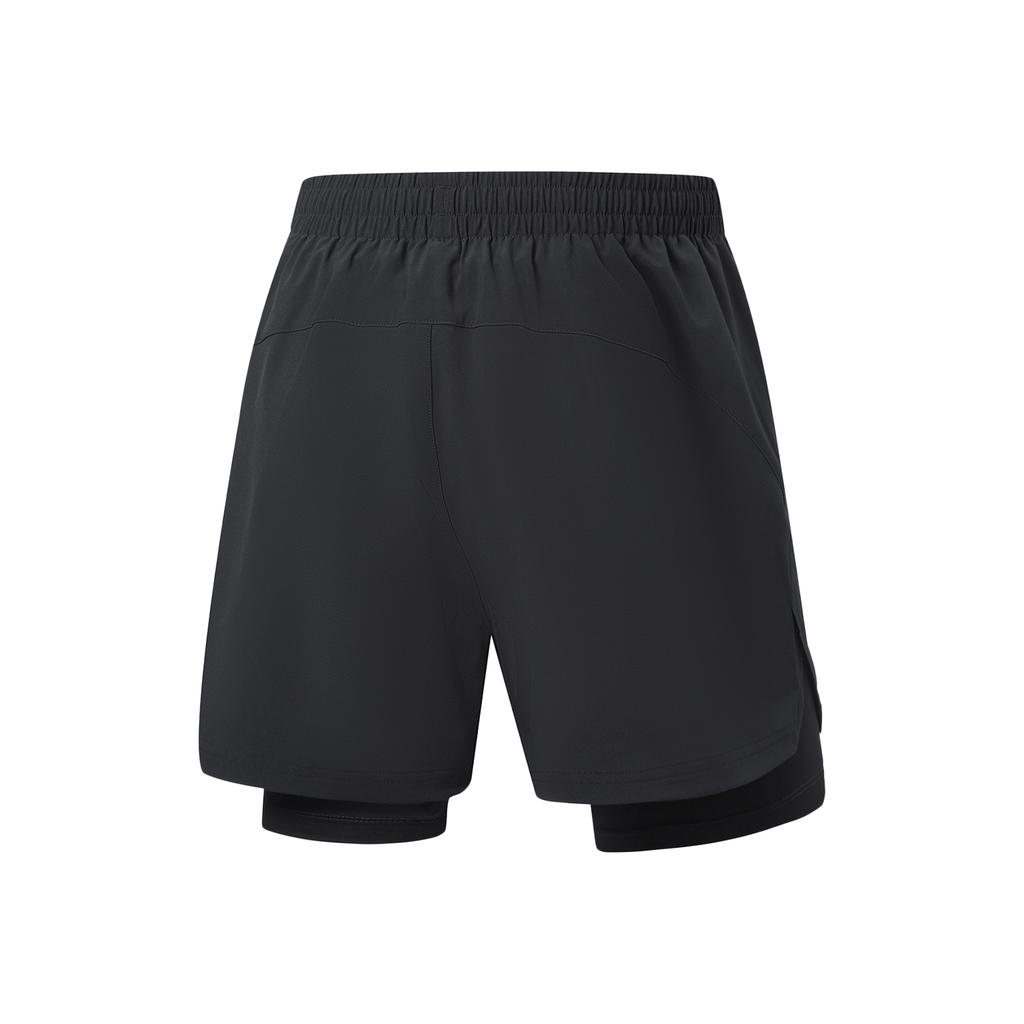 Li Ning Fitness Series Logo Stitching Sports Casual Shorts Men shorts AKSW245-4