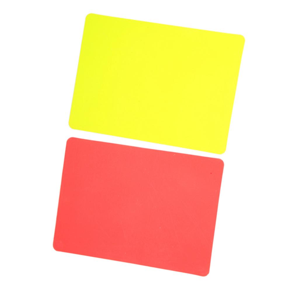 Fußball-Rote Und Gelbe Karten Rekord-Fußballspiele-Schiedsrichter-Werkzeugausrüstung