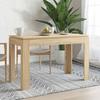 VidaXL Dining Table Sonoma Oak 120 X 60 X 76 Cm Chipboard