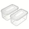 1/2/5pcs Food Preservation Box with Cover Refrigerator Storage Box Transparent Kitchen Sealed Storage Container