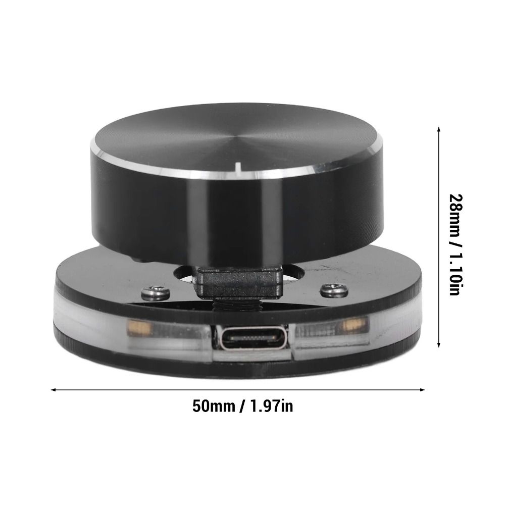 Wireless Volume Control Knob Lighting Sound Controller Knob External Media Controller  Computer Use