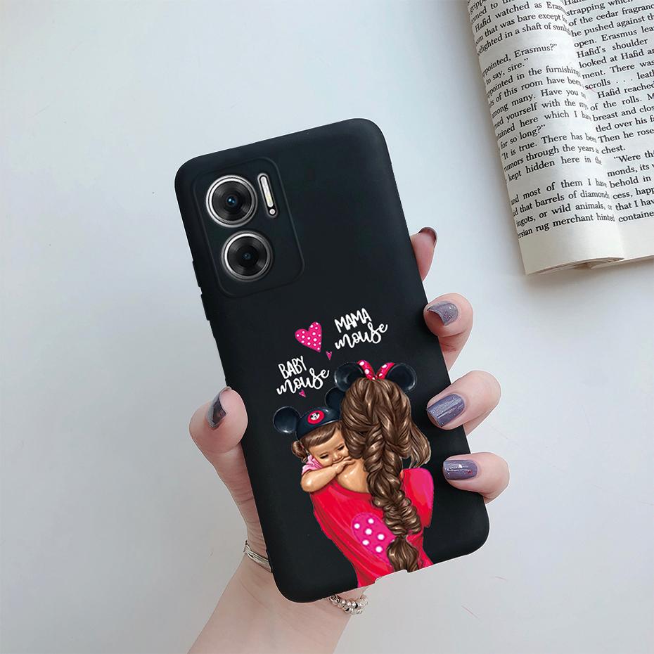 Case For Xiaomi Redmi 10 5G Case Silicone Soft Cute Pretty Girls Cover Funda For Xiaomi Redmi 10 5G 22041219G 22041219NY Bumper
