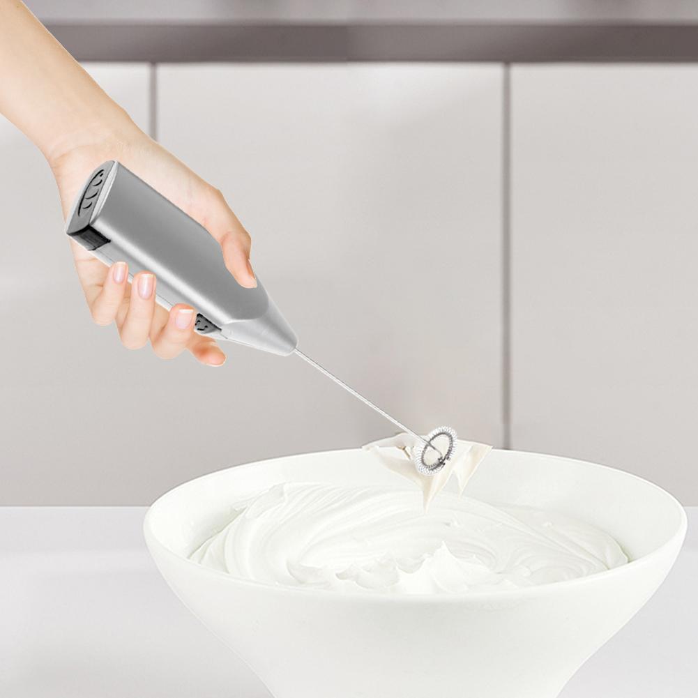 Powerful Milk Frother Handheld Drink Mixer Electric Mini Whisk Mini Whisk Drink Mixer Plastic Egg Beater for Lattes Cappuccino