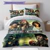 POTC Pattern Bedding Home Decoration Birthday Gift ( 1 Duvet Cover + 2 Pillowcase, Without Core),fan Merchandise.