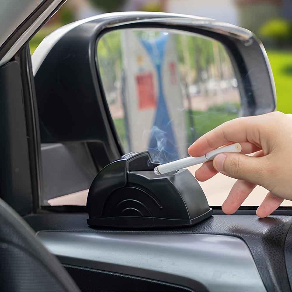 Car Ashtray Convenient Ash Storage with A Key To Open The Lid To Prevent Ash Flying Car Supplies Ashtray